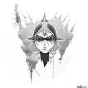 itachi black crows tattoo design idea