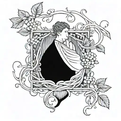 my brothers keeper with vines wrapped tattoo design idea