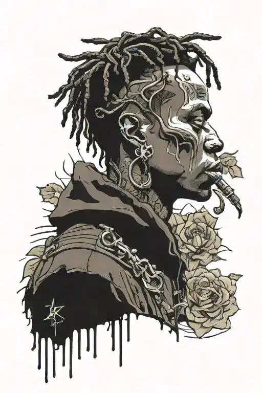 travis scott albums tattoo design idea