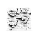 brick wall wrapped in vine tattoo design idea