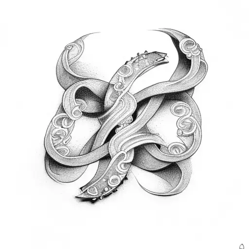 double infinity  tattoo design idea