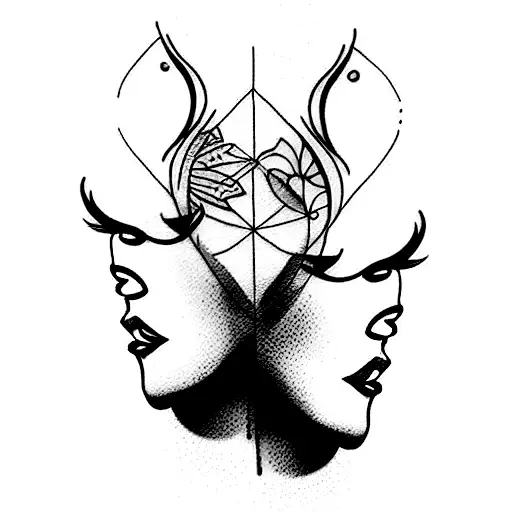 Traci and sharlyn  tattoo design idea