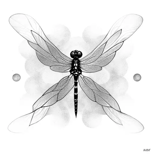  semi colon dragonfly tattoo design idea
