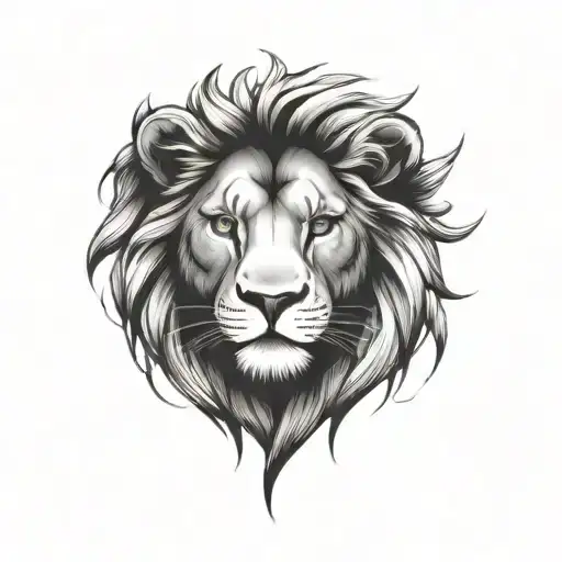 leo zodiac sign tattoo design idea
