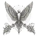 Psalm 91 tattoo design idea