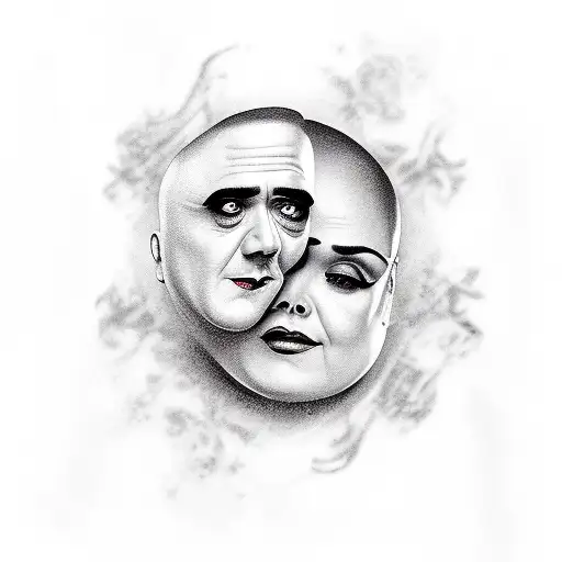 addams family tattoo design idea