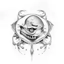 addams family tattoo design idea