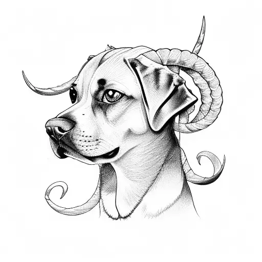 aries dogs autism tattoo design idea