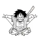 luffy tattoo design idea
