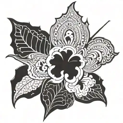 Black clover  tattoo design idea