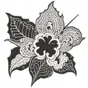 Black clover  tattoo design idea