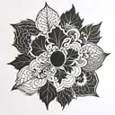 Black clover  tattoo design idea