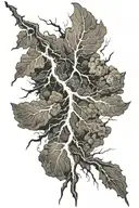 lightning without a roll tattoo design idea