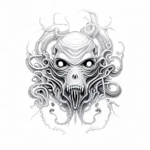 lovecraft tattoo design idea
