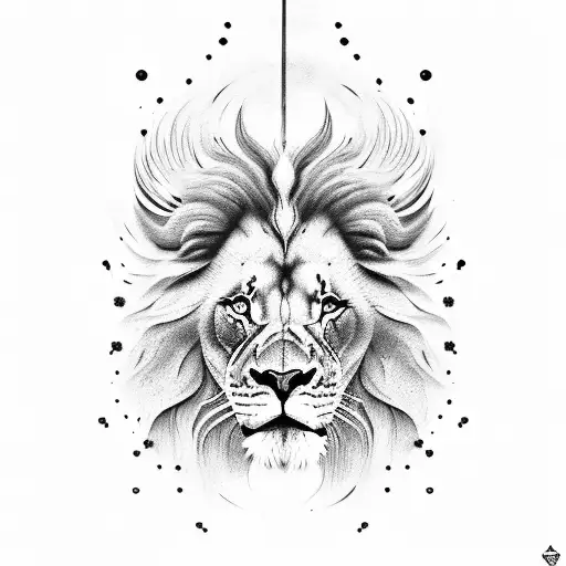 wil lion inderdaad de sun tattoo design idea