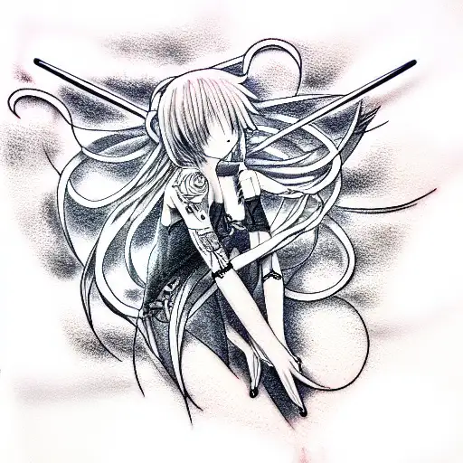 Anime tattoo design idea