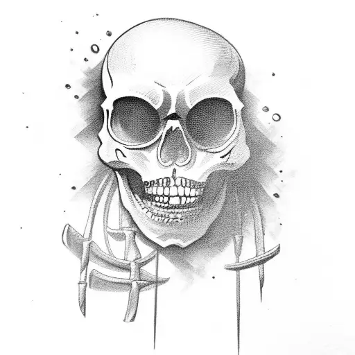 Skeletons from "Black Sails" the TV show  tattoo design idea