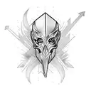 corvo tattoo design idea
