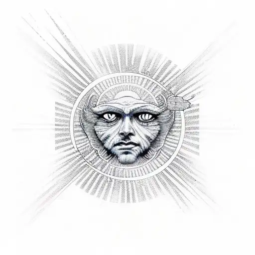 icarus approching the sun tattoo design idea