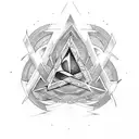 Valknut Symbol tattoo design idea