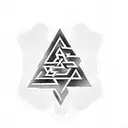Valknut Symbol tattoo design idea