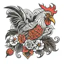 gallo tattoo design idea