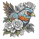 gallo tattoo design idea