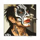 peter criss, make up only tattoo design idea