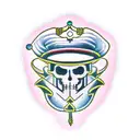 hacker university capture flag tattoo design idea