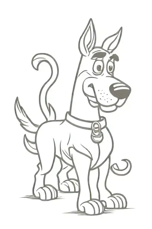 Scooby doo tattoo design idea