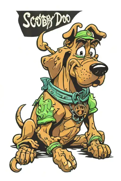 Scooby doo tattoo design idea