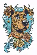 Scooby doo tattoo design idea