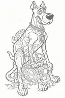 Scooby doo tattoo design idea