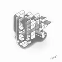 A coding keyboard intertwined with tea leaves tattoo design idea