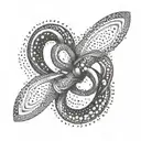 Infinite love symbol tattoo design idea