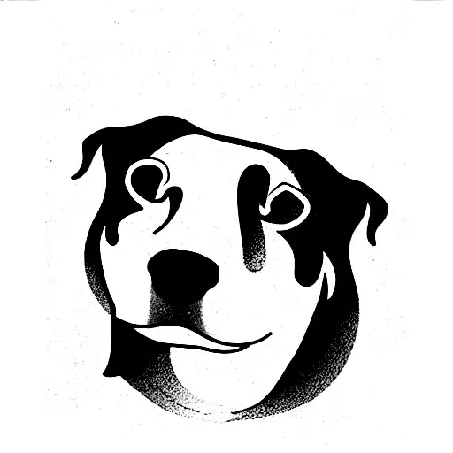 dog Bailey Cameron love tattoo design idea