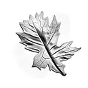 ivy leaves tattoo design idea