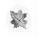 ivy leaves tattoo design idea