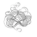 fine line basic heart Spiritual  tattoo design idea