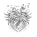 fine line basic heart Spiritual  tattoo design idea