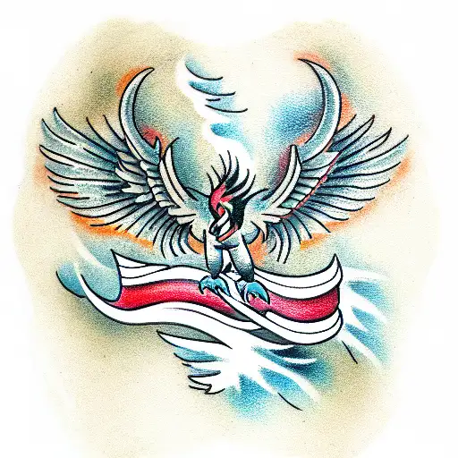 Phoenix tattoo design idea