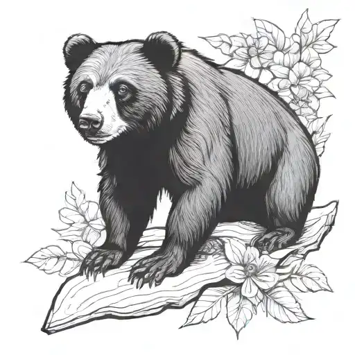 A typical Colombian tattoo with an animal might include the famous "Oso Andino" (spectacled bear) tattoo design idea