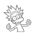 bart simpson tattoo design idea