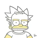 bart simpson tattoo design idea
