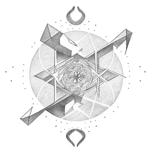 love; bond; travel tattoo design idea