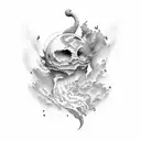 sky's the limit tattoo design idea