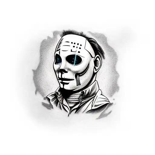 Michael myers tattoo design idea