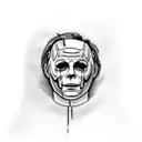 Michael myers tattoo design idea
