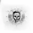 Michael myers tattoo design idea