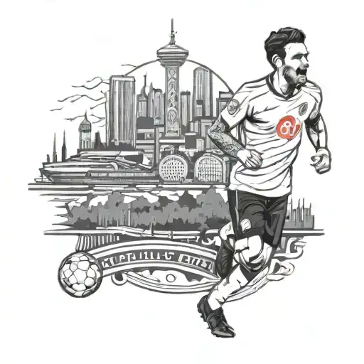 Jonas Hector (footballer), 1.FC Köln Logo and a Skyline tattoo design idea